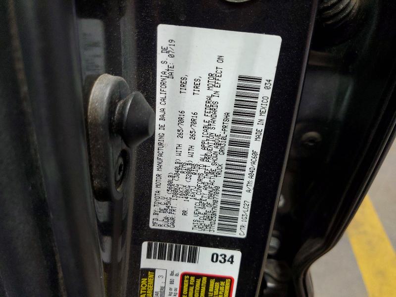 Aukcja sprzedaży 2019 Toyota Tacoma, vin: 3TMDZ5BN7KM077090, numer aukcji: 66180166