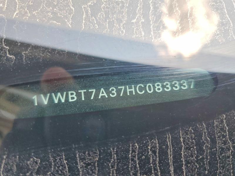 Продажа на аукционе авто 2017 Volkswagen Passat, vin: 1VWBT7A37HC083337, номер лота: 64908066