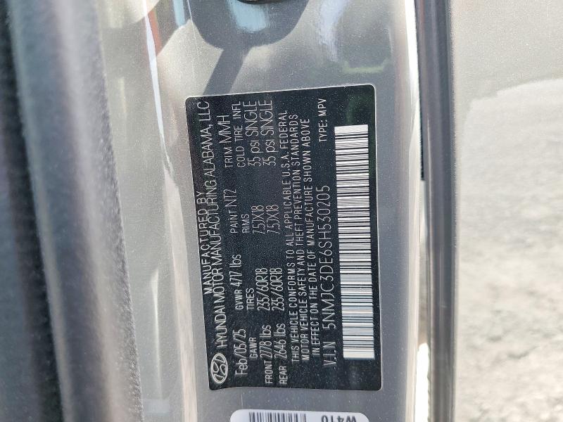 2025 Hyundai Tucson მანქანა იყიდება აუქციონზე, vin: 5NMJC3DE6SH530205, აუქციონის ნომერი: 66360326