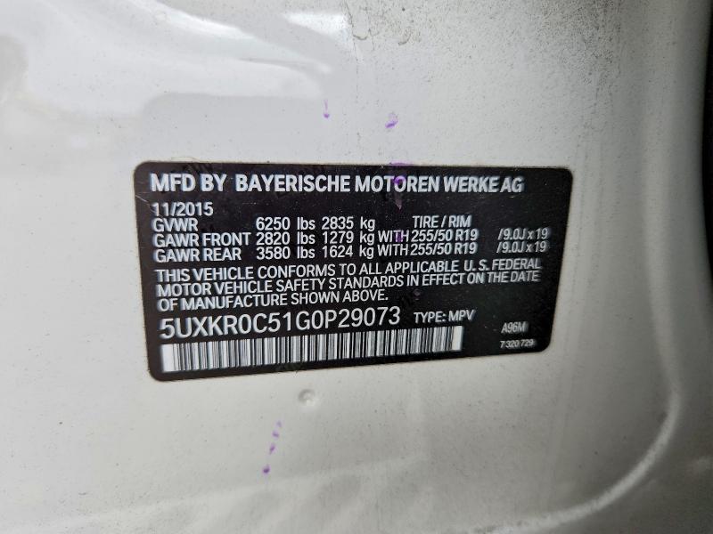 Продажа на аукционе авто 2016 Bmw X5, vin: 5UXKR0C51G0P29073, номер лота: 65594746