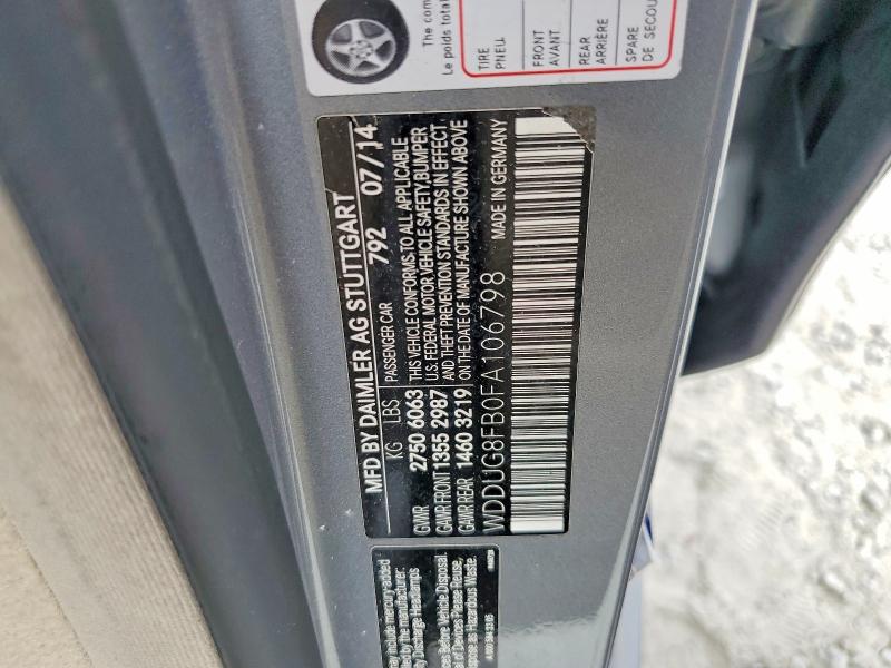 Продаж на аукціоні авто 2015 Mercedes-benz S, vin: WDDUG8FB0FA106798, номер лоту: 63283246