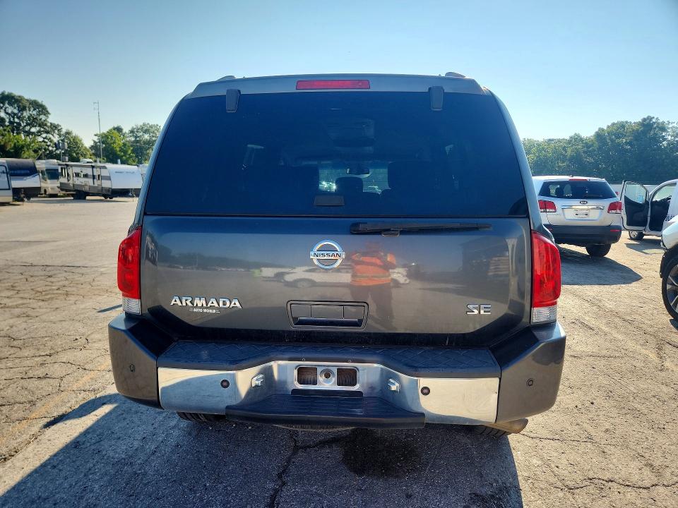2007 Nissan Armada მანქანა იყიდება აუქციონზე, vin: 5N1BA08C97N714559, აუქციონის ნომერი: 62983146