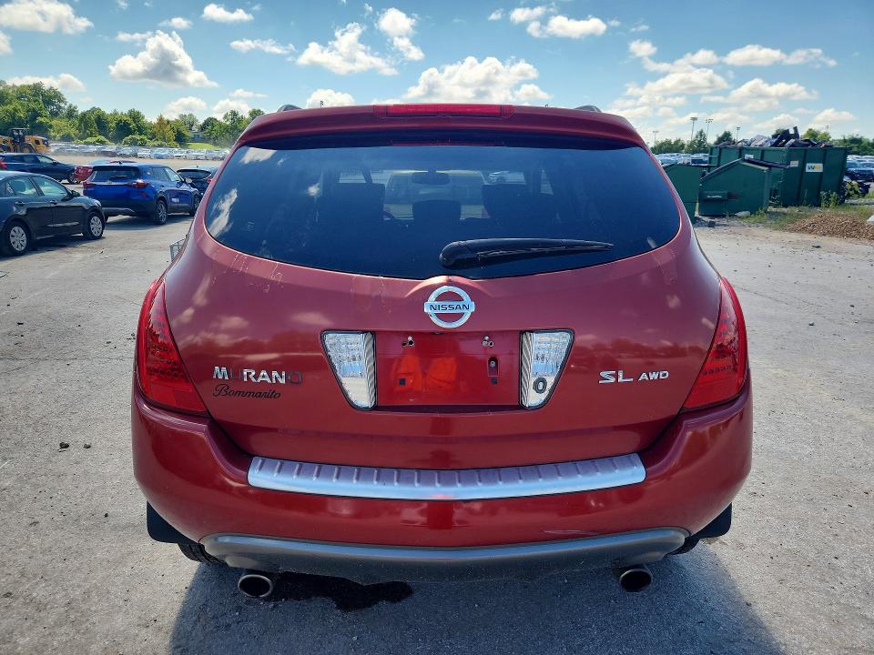 66124886 :رقم المزاد ، JN8AZ08W76W526879 vin ، 2006 Nissan Murano مزاد بيع