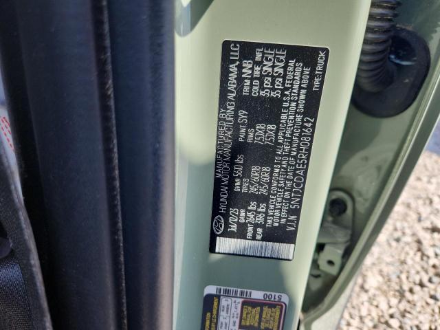 2024 Hyundai Santa Cruz მანქანა იყიდება აუქციონზე, vin: 5NTJCDAE5RH081642, აუქციონის ნომერი: 66454436