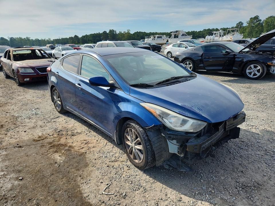 2015 Hyundai Elantra მანქანა იყიდება აუქციონზე, vin: KMHDH4AE5FU278014, აუქციონის ნომერი: 66363056