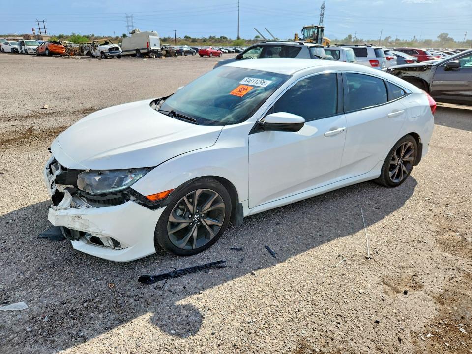 64611296 :رقم المزاد ، 2HGFC2F82KH503703 vin ، 2019 Honda Civic مزاد بيع