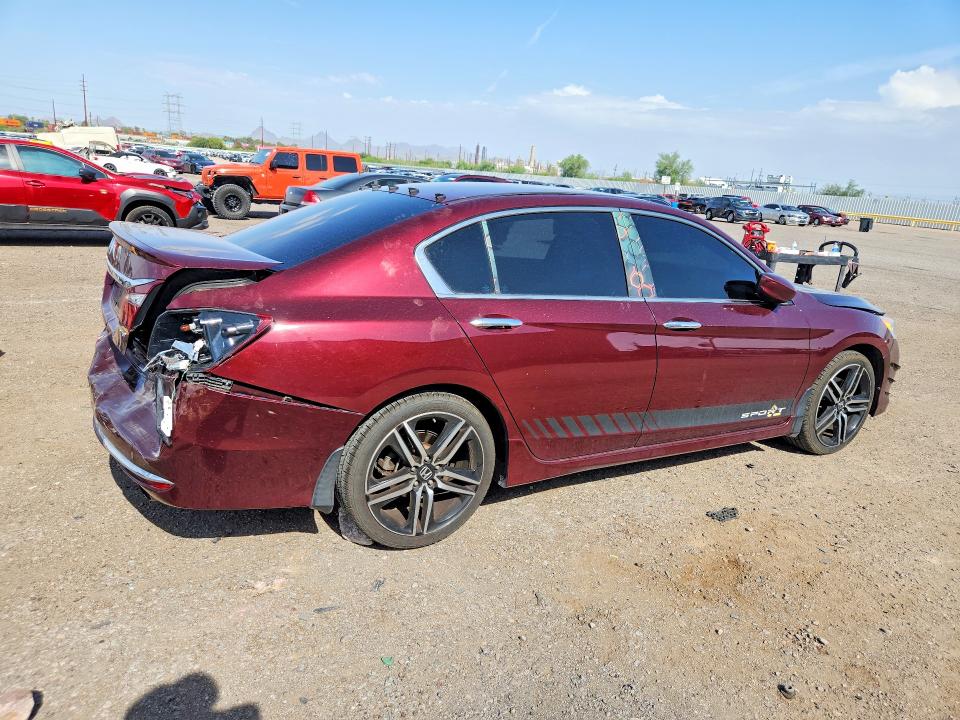 63411176 :رقم المزاد ، 1HGCR2F56HA307259 vin ، 2017 Honda Accord مزاد بيع