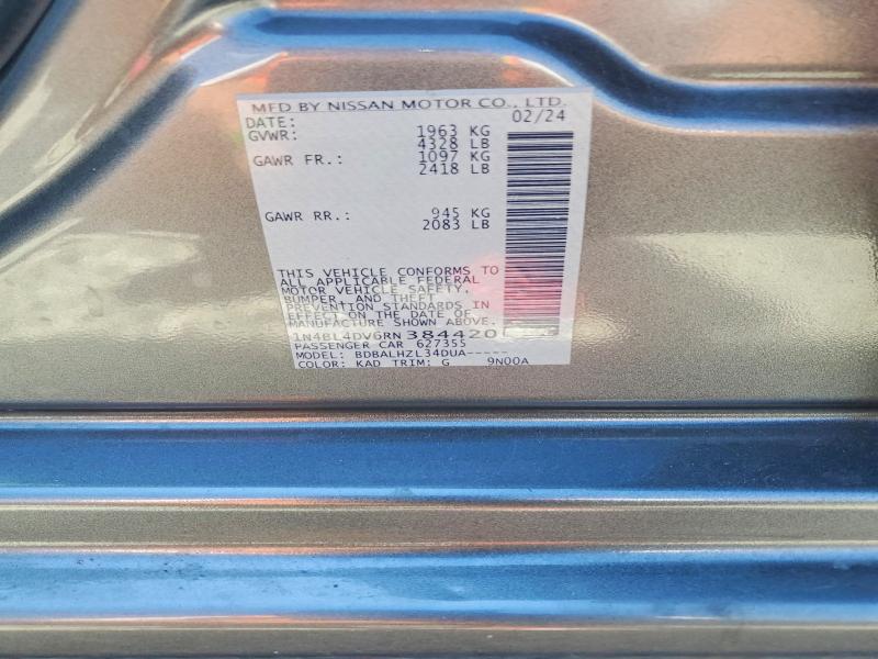 Aukcja sprzedaży 2024 Nissan Altima, vin: 1N4BL4DV6RN384420, numer aukcji: 65813166