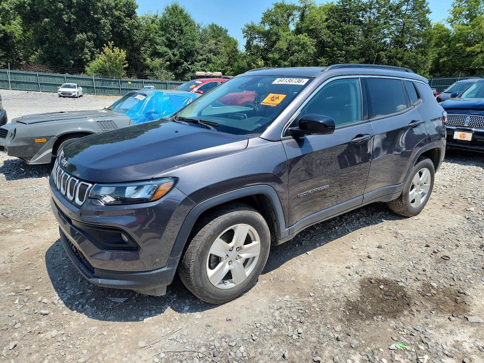 Aukcja sprzedaży 2022 Jeep Compass, vin: 3C4NJDBB9NT110743, numer aukcji: 64136736