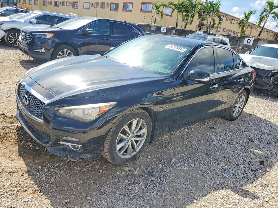 2015 Infiniti Q50 მანქანა იყიდება აუქციონზე, vin: JN1BV7AR5FM403699, აუქციონის ნომერი: 66576516