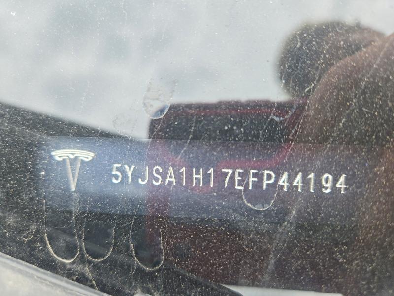 Продажа на аукционе авто 2014 Tesla Model S, vin: 5YJSA1H17EFP44194, номер лота: 63643526