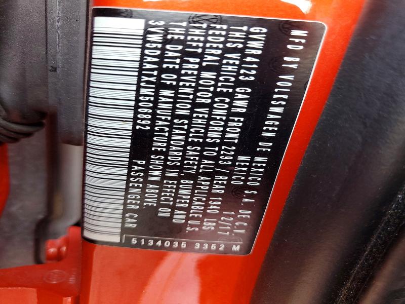 66514976 :رقم المزاد ، 3VW5DAATXJM506892 vin ، 2018 Volkswagen Beetle مزاد بيع