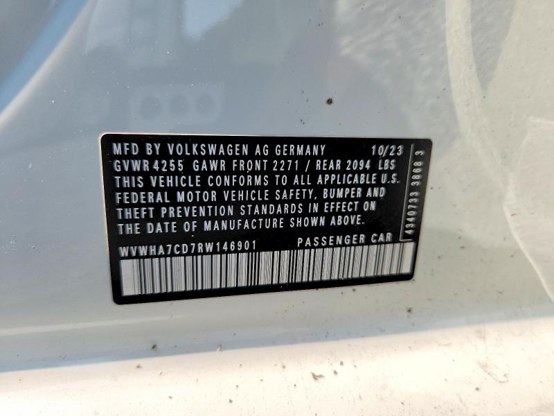 Aukcja sprzedaży 2024 Volkswagen Gti, vin: WVWHA7CD7RW146901, numer aukcji: 64336026