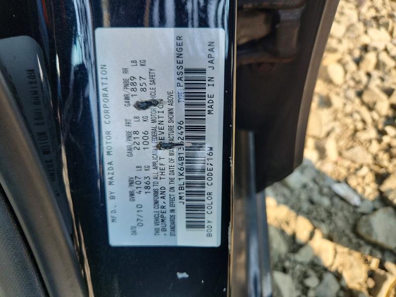Продажа на аукционе авто 2011 Mazda 3, vin: JM1BL1K64B1362496, номер лота: 65345516