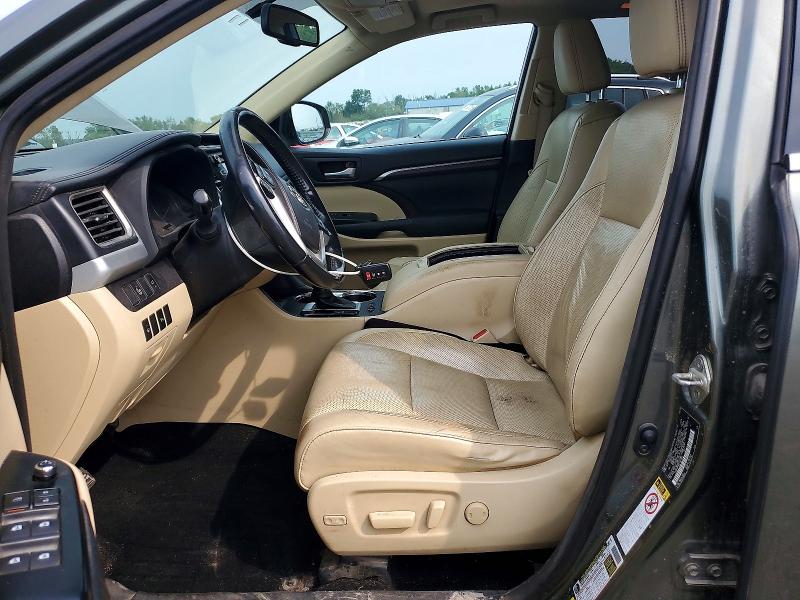 2014 Toyota Highlander მანქანა იყიდება აუქციონზე, vin: 5TDDKRFH5ES035344, აუქციონის ნომერი: 65010376