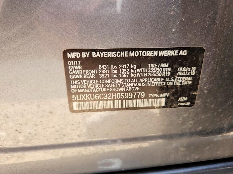 Продажа на аукционе авто 2017 Bmw X6, vin: 5UXKU6C32H0S99779, номер лота: 66166366