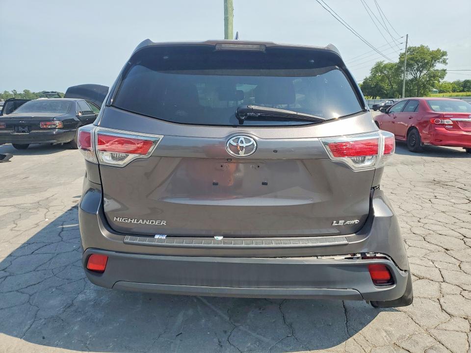 Aukcja sprzedaży 2015 Toyota Highlander, vin: 5TDBKRFHXFS100004, numer aukcji: 64598436