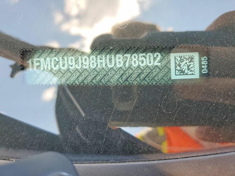 Продажа на аукционе авто 2017 Ford Escape, vin: 1FMCU9J98HUB78502, номер лота: 67084696