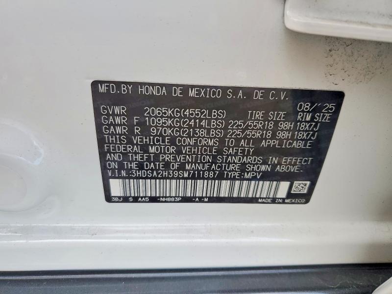 Продажа на аукционе авто 2025 Acura Adx, vin: 3HDSA2H39SM711887, номер лота: 63606176