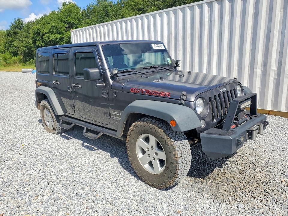 2016 Jeep Wrangler Unlimited მანქანა იყიდება აუქციონზე, vin: 1C4BJWDG1GL338516, აუქციონის ნომერი: 64311876