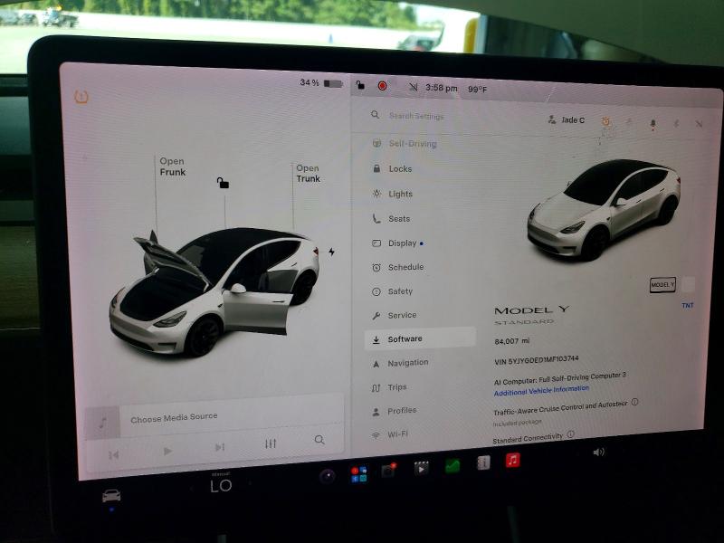 Aukcja sprzedaży 2021 Tesla Model Y, vin: 5YJYGDED1MF103744, numer aukcji: 65708436
