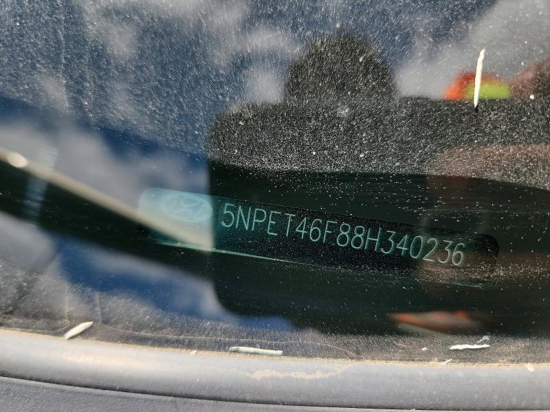 2008 Hyundai Sonata მანქანა იყიდება აუქციონზე, vin: 5NPET46F88H340236, აუქციონის ნომერი: 65882236