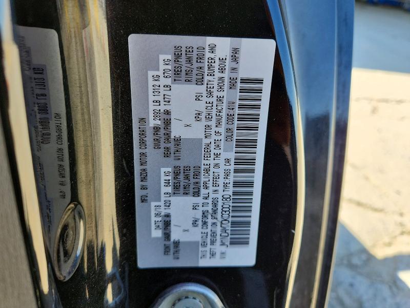 Продажа на аукционе авто 2019 Mazda Mx-5 Miata, vin: JM1NDAM70K0300180, номер лота: 63697746