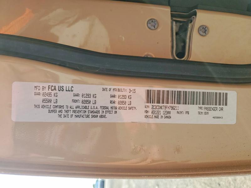 Aukcja sprzedaży 2015 Dodge Charger, vin: 2C3CDXKT9FH796211, numer aukcji: 67246056