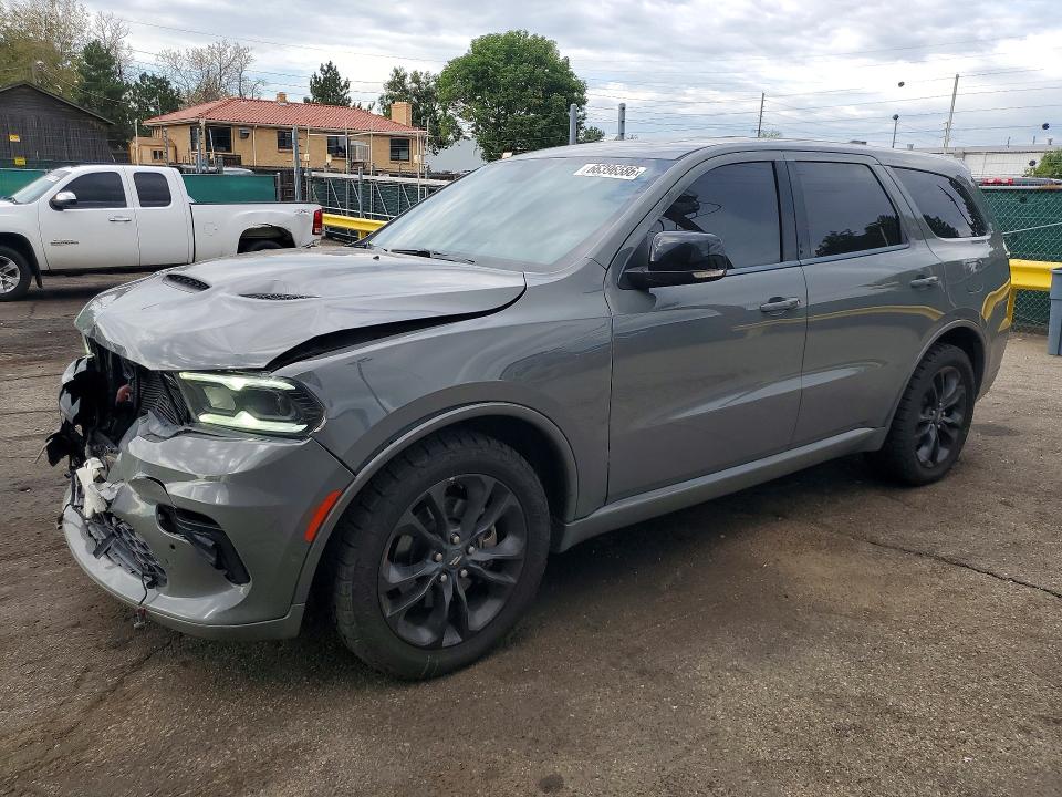 66396586 :رقم المزاد ، 1C4SDJCT0NC207423 vin ، 2022 Dodge Durango مزاد بيع