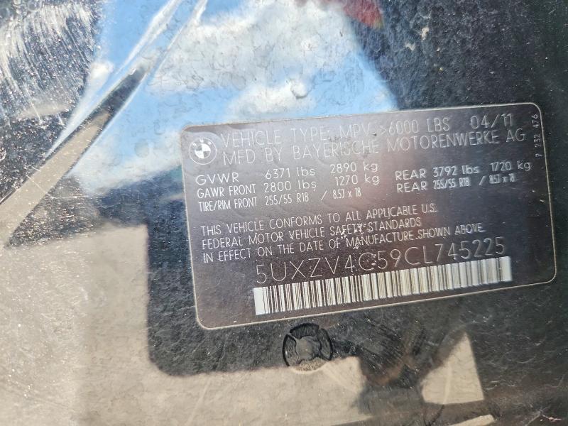57762366 :رقم المزاد ، 5UXZV4C59CL745225 vin ، 2012 Bmw X5 مزاد بيع