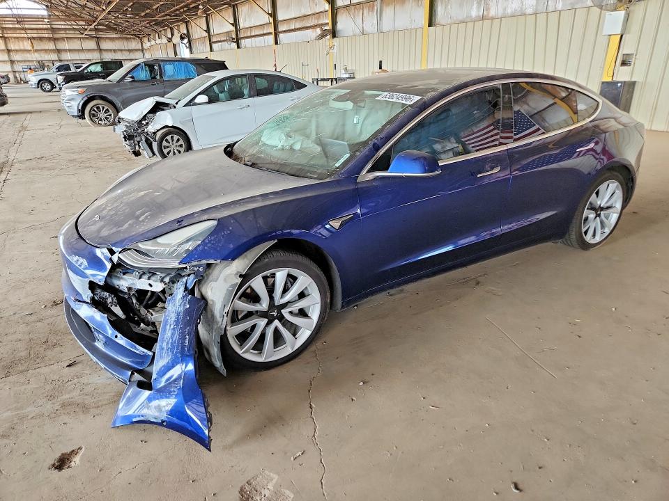 2018 Tesla Model 3 მანქანა იყიდება აუქციონზე, vin: 5YJ3E1EA1JF049961, აუქციონის ნომერი: 63624996