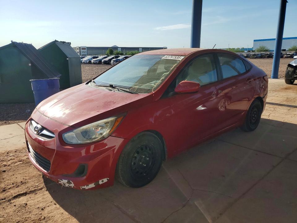 2013 Hyundai Accent მანქანა იყიდება აუქციონზე, vin: KMHCT4AE3DU350951, აუქციონის ნომერი: 63797536