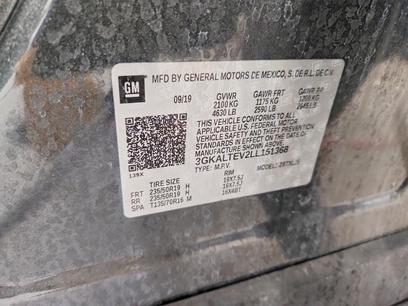 Продажа на аукционе авто 2020 Gmc Terrain, vin: 3GKALTEV2LL151368, номер лота: 62659646