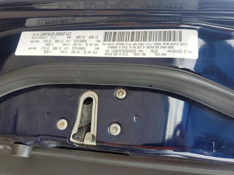 Aukcja sprzedaży 2012 Dodge Ram 1500, vin: 1C6RD7KT9CS244533, numer aukcji: 65747266