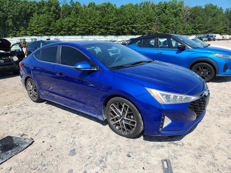 2020 Hyundai Elantra მანქანა იყიდება აუქციონზე, vin: KMHD04LB1LU993975, აუქციონის ნომერი: 65885326