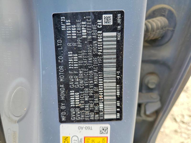 Aukcja sprzedaży 2024 Honda Civic, vin: JHMFL5G45RX000117, numer aukcji: 66936926
