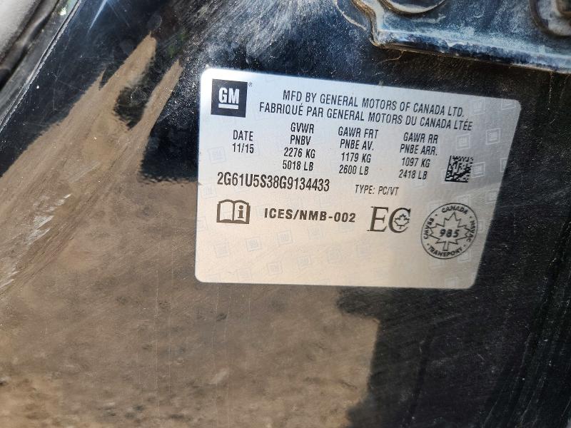 64425726 :رقم المزاد ، 2G61U5S38G9134433 vin ، 2016 Cadillac Xts مزاد بيع