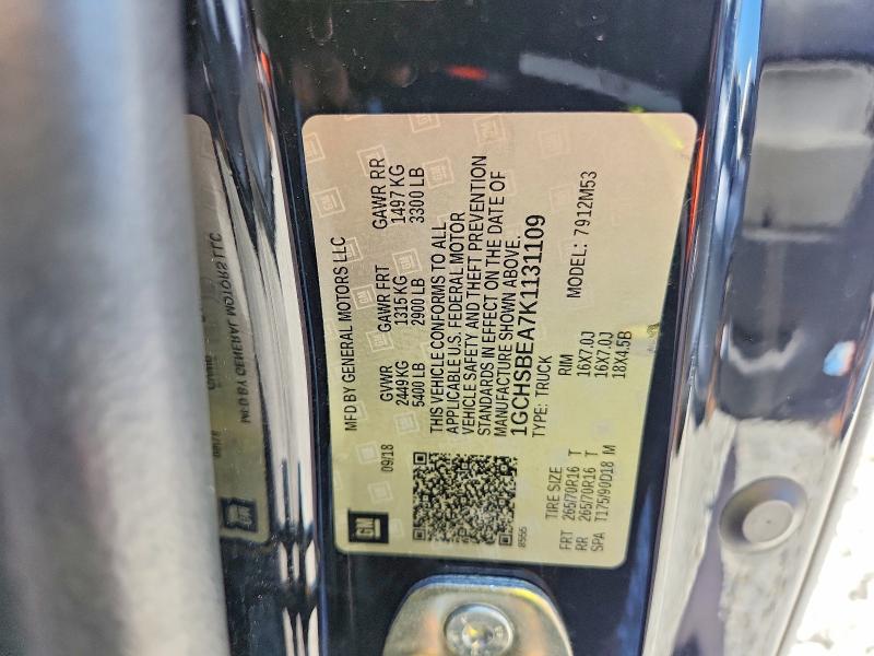 Aukcja sprzedaży 2019 Chevrolet Colorado, vin: 1GCHSBEA7K1131109, numer aukcji: 66079016