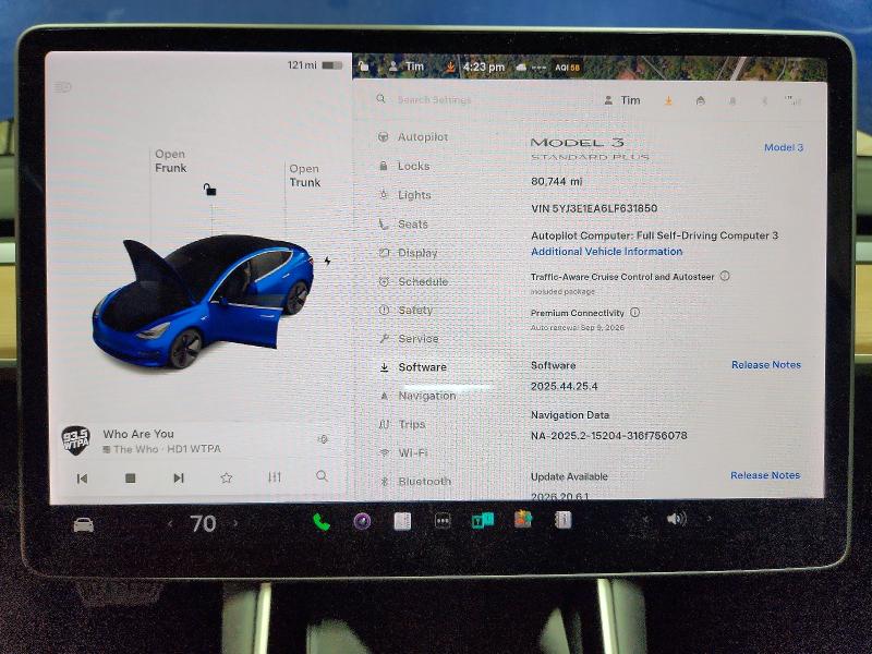 2020 Tesla Model 3 მანქანა იყიდება აუქციონზე, vin: 5YJ3E1EA6LF631850, აუქციონის ნომერი: 64902796