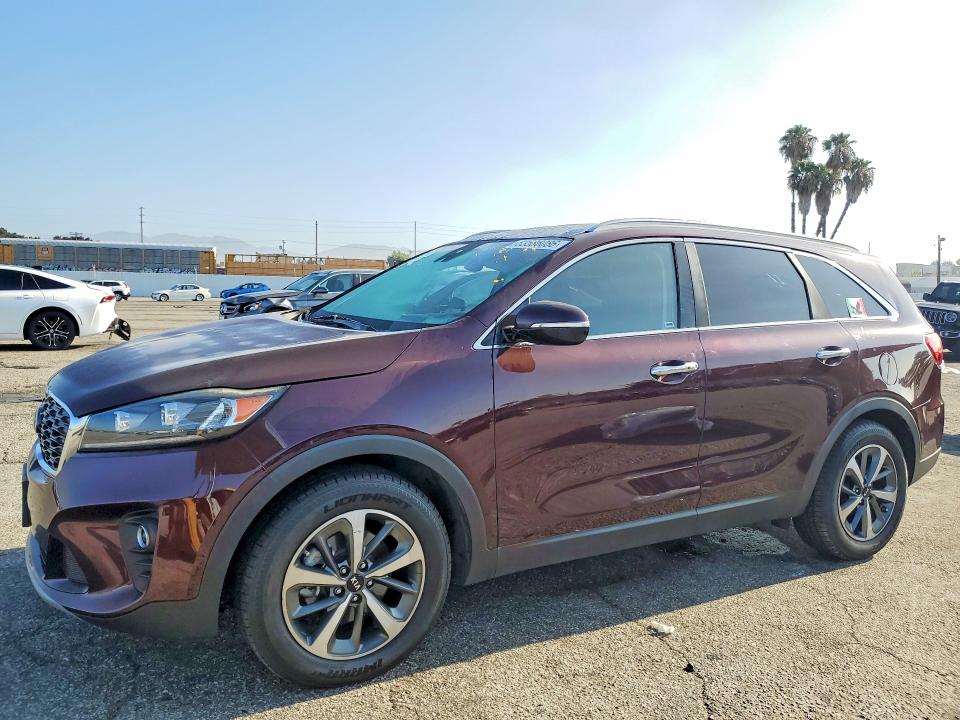 2019 Kia Sorento მანქანა იყიდება აუქციონზე, vin: 5XYPH4A52KG448813, აუქციონის ნომერი: 63586086