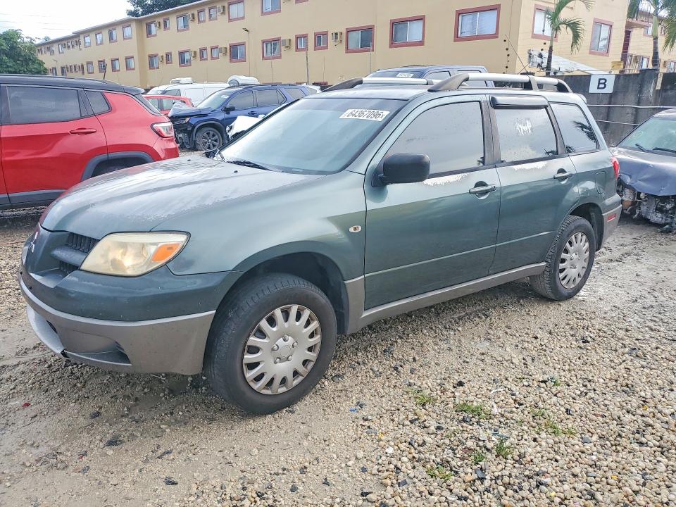 2006 Mitsubishi Outlander მანქანა იყიდება აუქციონზე, vin: JA4LX31F76U002773, აუქციონის ნომერი: 64367096