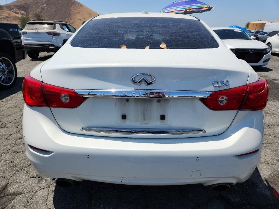 64321066 :رقم المزاد ، JN1AV7AP8EM690562 vin ، 2014 Infiniti Q50 Hybrid مزاد بيع