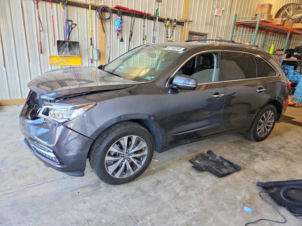 2014 Acura Mdx მანქანა იყიდება აუქციონზე, vin: 5FRYD4H41EB049057, აუქციონის ნომერი: 67162246