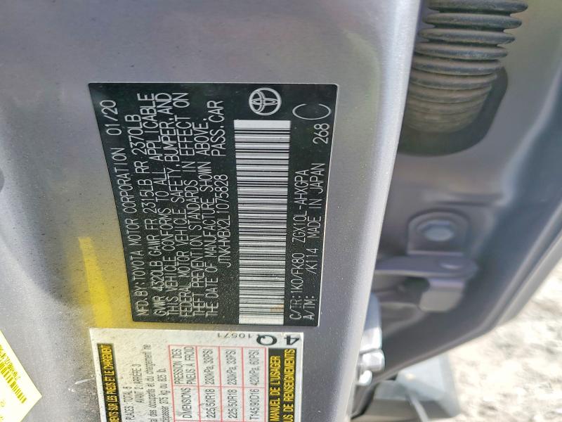 Продаж на аукціоні авто 2020 Toyota C-hr, vin: JTNKHMBX2L1075828, номер лоту: 63621146