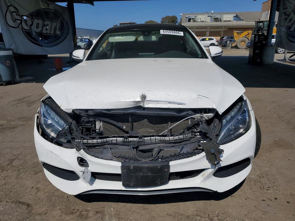 64599866 :رقم المزاد ، WDDWJ4JBXHF367484 vin ، 2017 Mercedes-benz C مزاد بيع