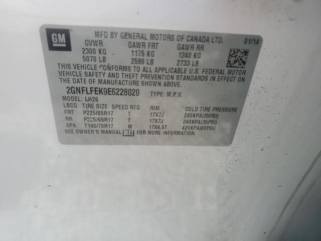 2014 Chevrolet Equinox მანქანა იყიდება აუქციონზე, vin: 2GNFLFEK9E6228020, აუქციონის ნომერი: 65693746