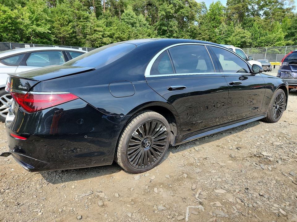 2022 Mercedes-benz S მანქანა იყიდება აუქციონზე, vin: W1K6G6DB8NA147372, აუქციონის ნომერი: 64988656
