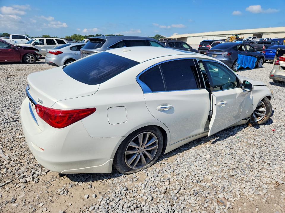 66790576 :رقم المزاد ، JN1BV7ARXEM705777 vin ، 2014 Infiniti Q50 مزاد بيع