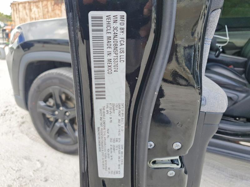 64919326 :رقم المزاد ، 3C4NJDBN5PT537074 vin ، 2023 Jeep Compass مزاد بيع