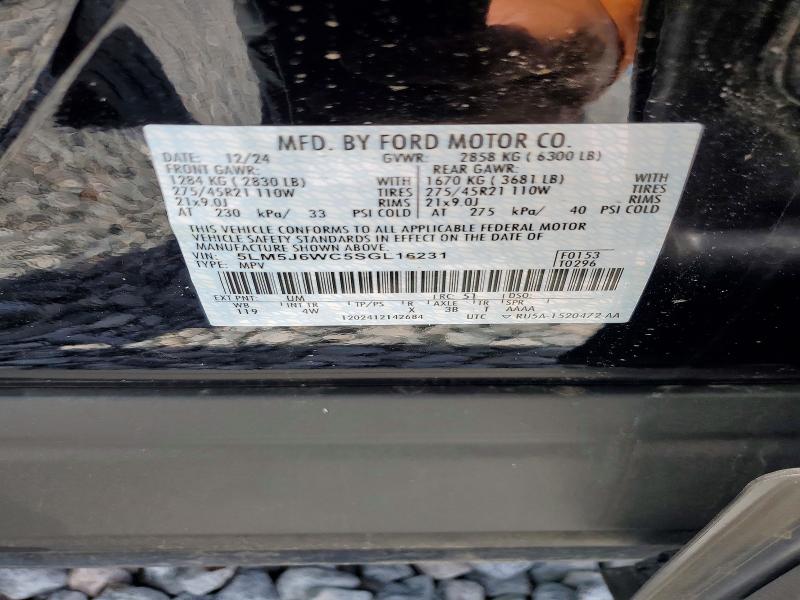 Продажа на аукционе авто 2025 Lincoln Aviator, vin: 5LM5J6WC5SGL16231, номер лота: 65493966